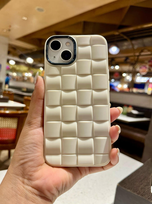 Beige Weave Texture Premium Iphone Cover