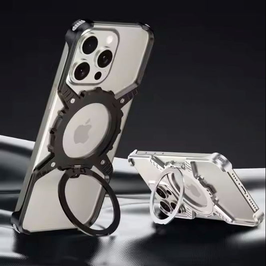 Magnetic Metal 360 Degree Rotating Bracket Case