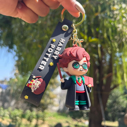 Harry Potter with Magic Wand Premium Keychain