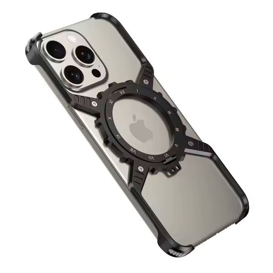 Magnetic Metal 360 Degree Rotating Bracket Case
