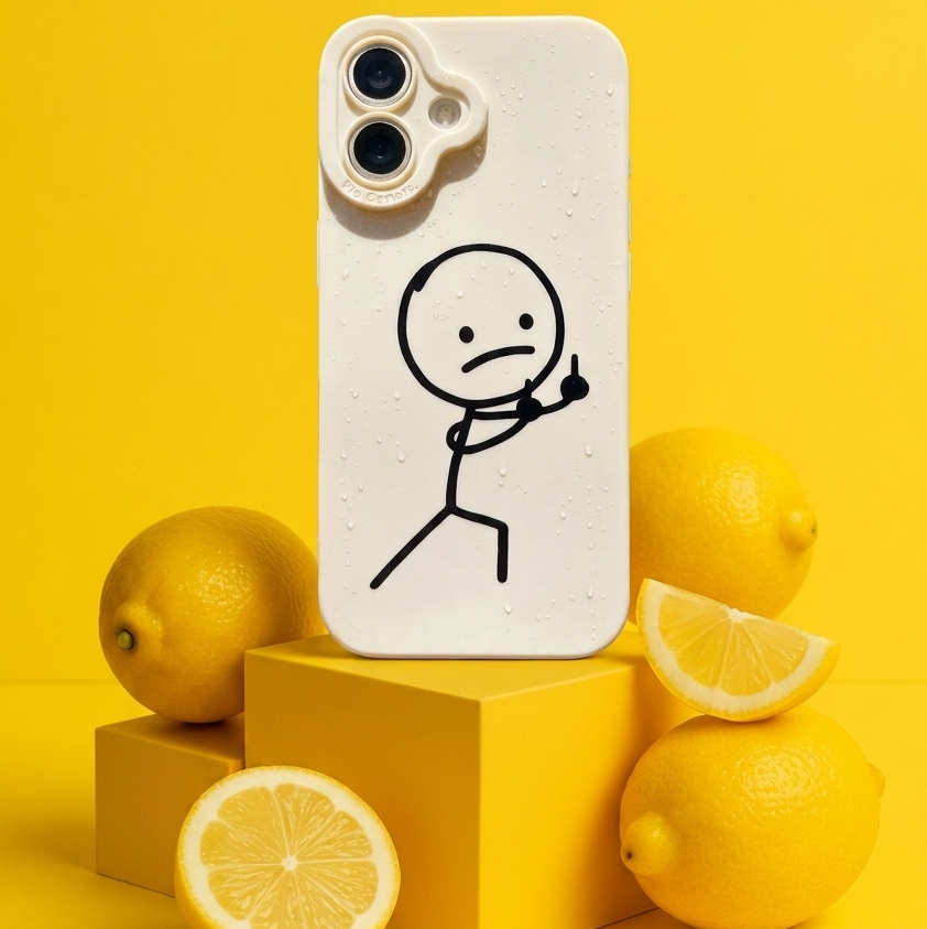 Cream Funny Iphone Cover