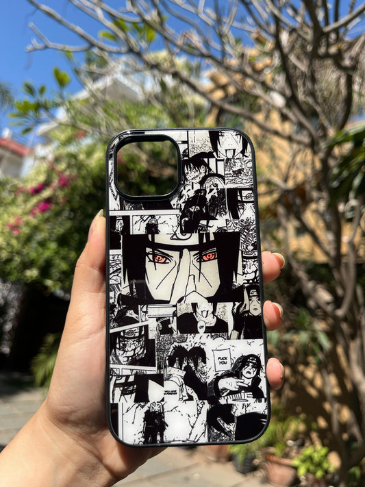Naruto Manga Glass Print Iphone Cover