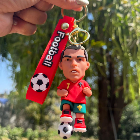 Ronaldo Premium Football Keychain