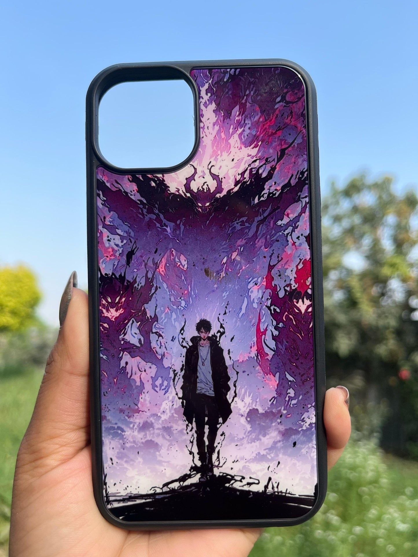 Solo Leveling Glass Print Iphone Cover