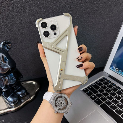 Metal Z Shape with Bracket Stand Iphone Case