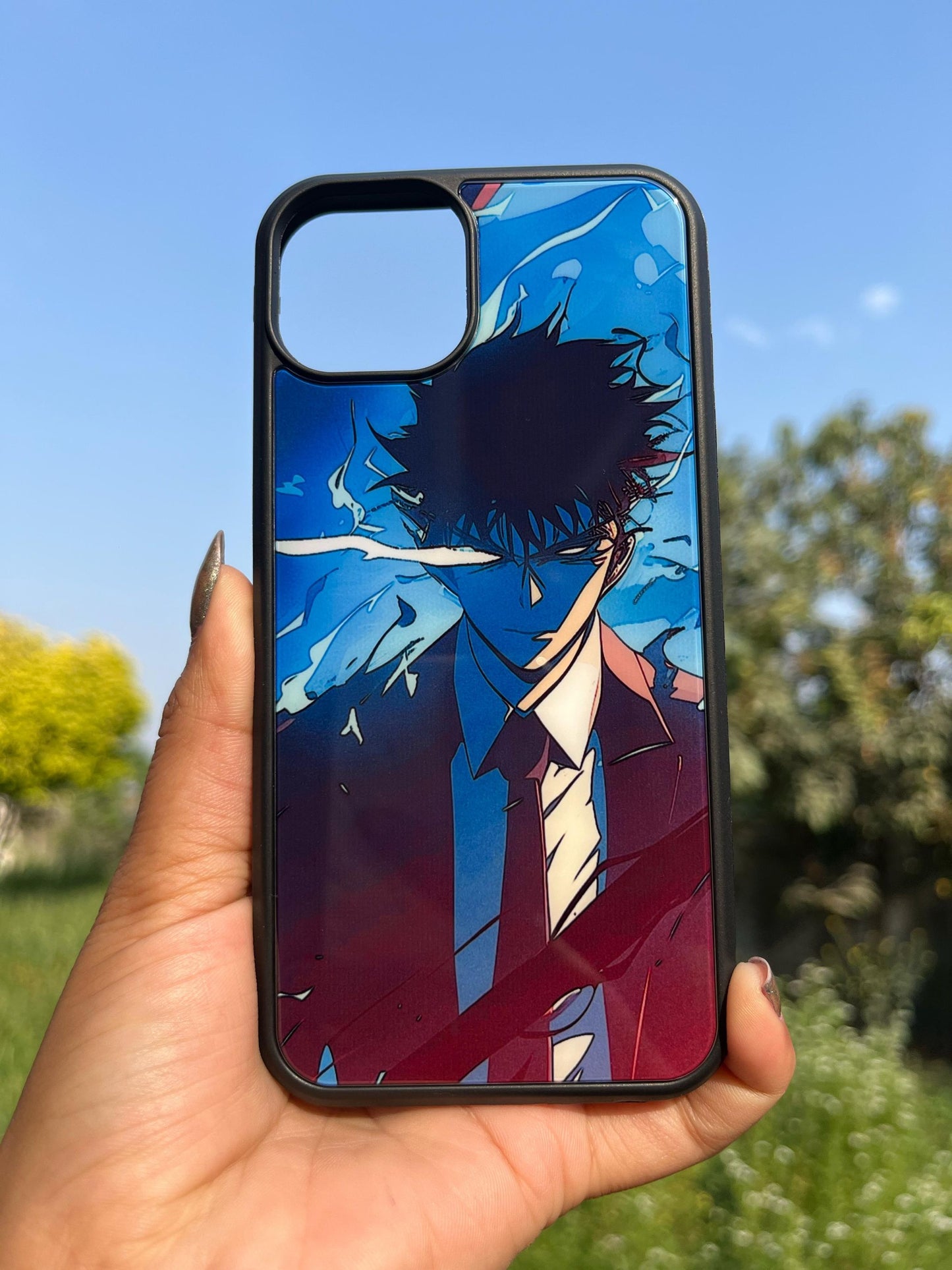 Solo Leveling Glass Print Iphone Cover