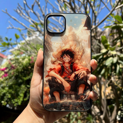 Iphone 15 Plus Luffy Glass Print Cover