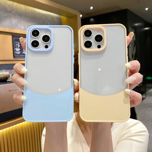 Transparent Iphone cover with colors