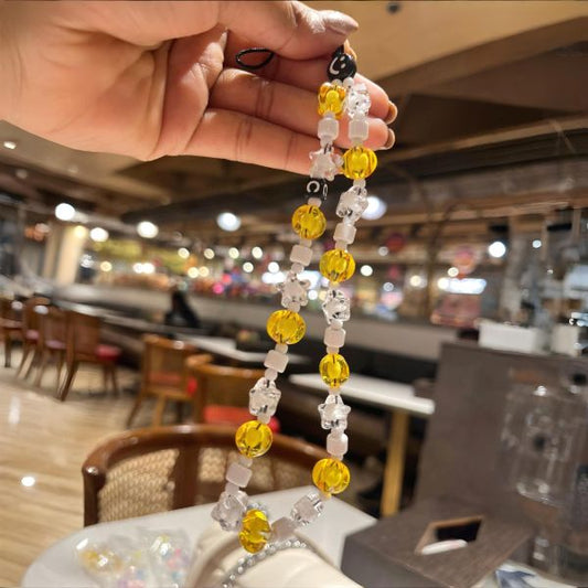 Yellow Beads Phone Charms