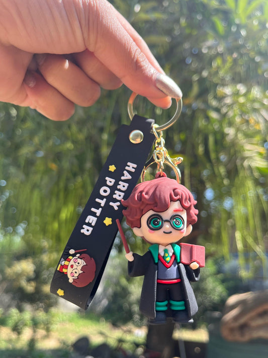 Harry Potter with Magic Wand Premium Keychain