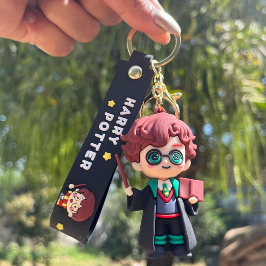 Harry Potter with Magic Wand Premium Keychain