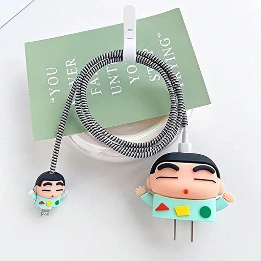 Shinchan Apple Charger Case